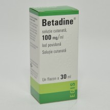 Betadine solutie externa 10%, 30 ml