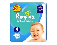 Pampers nr.4 Active Baby 9-14kg Carry Pack x 25 buc