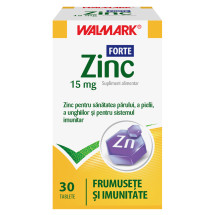 Zinc Forte 15 mg, 30 tablete, WALMARK