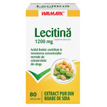 Lecitina 1200 mg, 80 capsule moi, Walmark