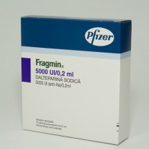 Fragmin injectie 5000ui/0.2ml, 10 ser