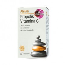 Alevia Propolis Vitamina C + Echinacea X 40 comprimate
