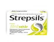 Strepsils lemon fara zahar x 24 pastile