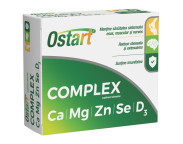 Ostart Complex Ca+Mg+Zn+Se+D3 x 30 cpr film