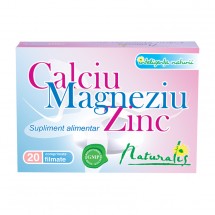 Naturalis Ca+Mg+Zinc X 20 comprimate filmate