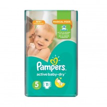 Pampers nr.5 Junior Active Baby 11-18 kg x 11 buc