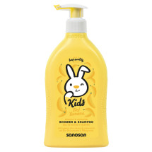 SANOSAN KIDS gel de dus&sampon aroma banane X 400 ml
