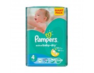 Pampers nr.4 Active Baby Maxi 8-14 kg x 76 buc