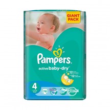 Pampers nr.4 Active Baby Maxi 7-14 kg x 76 buc