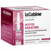 LA CABINE flash hair BOTOX KERATIN fiole pentru par 7x5 ml