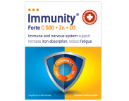 Immunity Forte C 500 + Zinc+D3 x 30 plicuri orodispers.