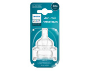 Avent Tetina anti-colici debit lent 3l+ X 2 bucati