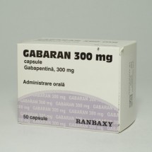 Gabaran 300mg, 5 blistere x 10 capsule