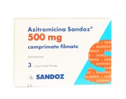 Azitromicina Sandoz 500mg x 1blist x 3compr.film