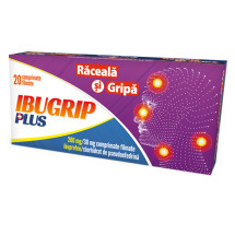 Ibugrip Plus 200 mg/30 mg X 20 comprimate filmate