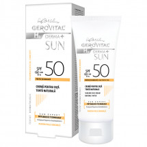 Crema de fata SPF 50 cu tenta naturala GH3 Derma+ Sun