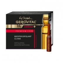 GH3 Derma+ Premium Care, Booster exfoliant cu AHA, fiole 4x2ml