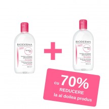 Bioderma Pachet Sensibio H2O 500 ml [1+1 x 70% cadou]