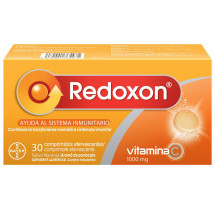 Redoxon vitamina C 1000 mg aroma de portocale, 30 comprimate efervescente, BAYER