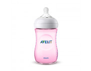 Avent Biberon Natural 260 ml roz ultra soft SCF034/17