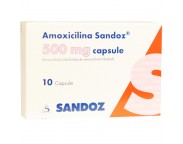 Amoxicilina Sandoz 500mg x 1blist x 10caps