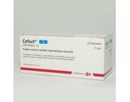 Cefort 1g x 10fl. st. incolora x 17ml