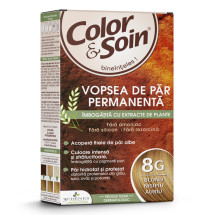 Vopsea de par blond nisipiu auriu 8G, Color&Soin