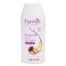 2560 Farmec Natural - Demachiant 2 in 1 Argan, 200 ml