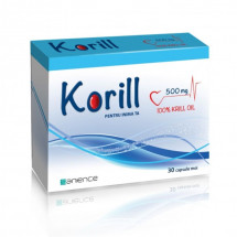 Korill ulei de krill, 30 capsule moi, Sanience