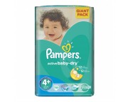 Pampers 4+ active baby 9-16 kg GP (70)