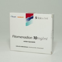 Fitomenadion injectie 10mg- 5/1ml T