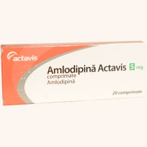 Amlodipina Actavis 5mg, 20 comprimate