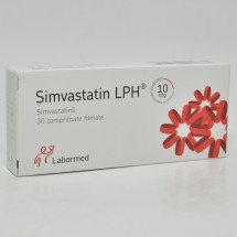 Simvastatin LPH 10mg x 30 comprimate filmate LBM