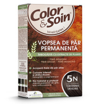Vopsea de par castaniu deschis 5N, Color&Soin