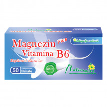 Naturalis Magneziu plus vitamina B6 X 50 comprimate filmate