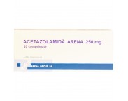 Acetazolamida 250mg x 2blist. x 10cpr.    AR