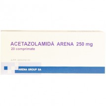 Acetazolamida 250mg, 2 blistere x 10 comprimate 