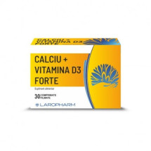 Calciu Vitamina D3 Forte,  30 comprimate