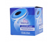 MINUT Leucoplast plast transparent 5cm x 5m