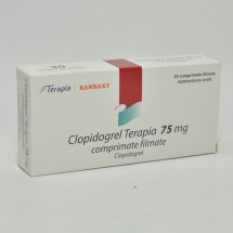 Clopidogrel Terapia 75mg, 30 comprimate filmate