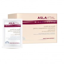 1590 ASLAVITAL - PUDRA ARGILA TRATAMENTE COSMETICE 10 plic x 20g