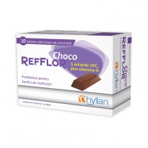 Refflor Choco,10 tablete, HYLLAN PHARMA
