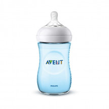 Avent Biberon Natural 260 ml blue ultra soft SCF035/17