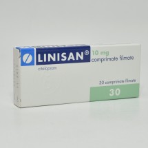 Linisan 10mg, 3 blistere x 10 comprimate filmate