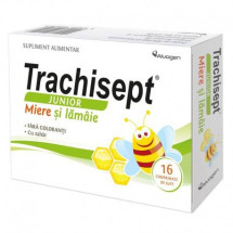 Trachisept Junior miere si lamaie, 16 comprimate, LABORMED PHARMA