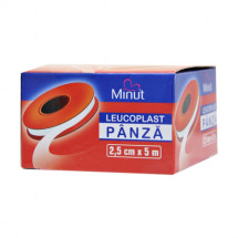 MINUT Leucoplast plast  panza, 2,5 cm x 5 cm