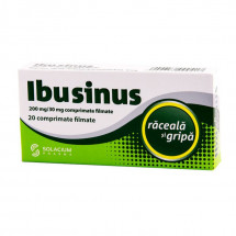 Ibusinus 200 mg/30 mg X 20 comprimate filmate
