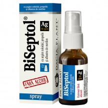 BiSeptol cu Argint coloidal fara alcool spray X 20 ml