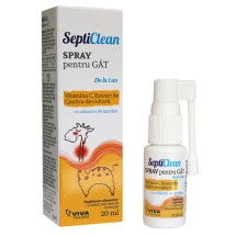 SeptiClean Spray pentru gat cu albastru de metilen, 20 ml