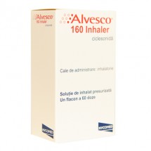 Alvesco 160mcg inhaler, 1flacon x 60 doze